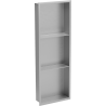 Mexen X-Wall-R nástěnná police s límcem a poličkou 90 x 30 cm, inox - 1910903010S