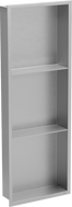 Mexen X-Wall-R nástěnná police s límcem a poličkou 90 x 30 cm, inox - 1910903010S