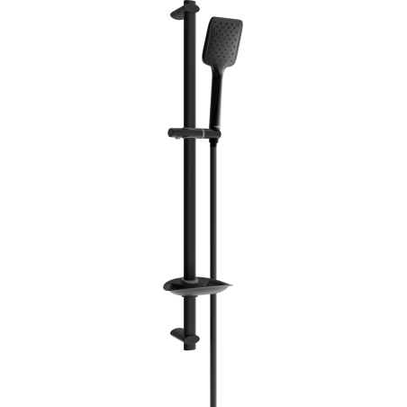 Mexen DB62 posuvný sprchový set, černý - 785624584-70