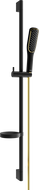 Mexen DS49 sprchová sada posuvná, černá/zlatá - 785494583-57