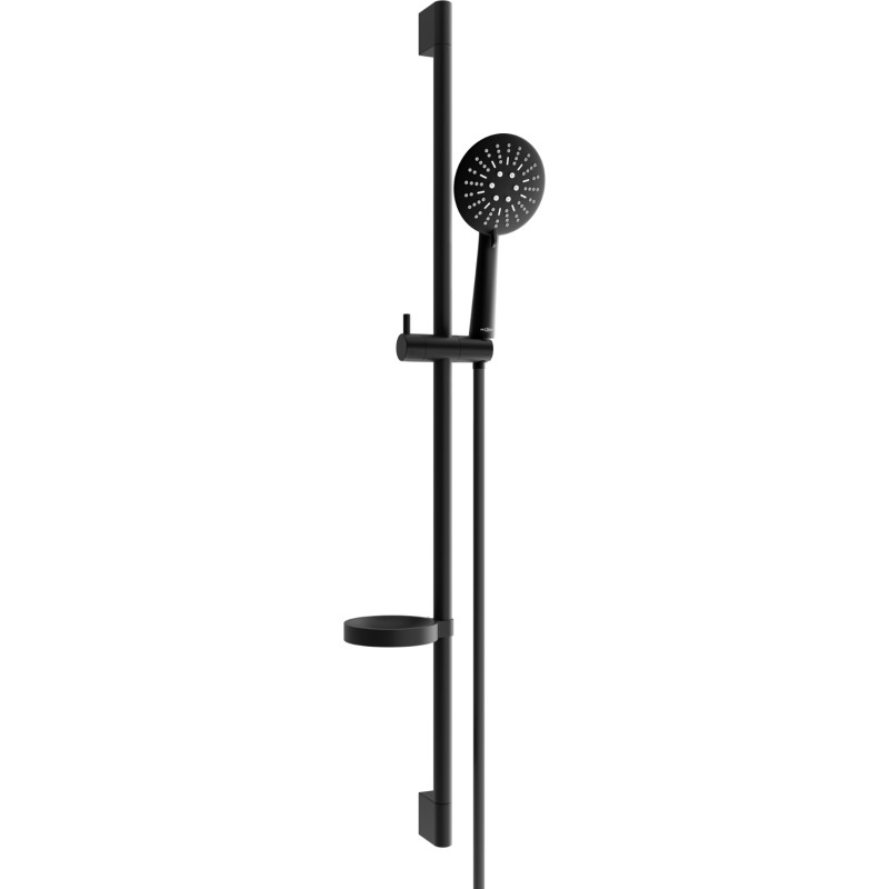 Mexen DS67 posuvný sprchový set, černý - 785674583-70