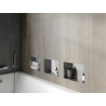 Mexen X-Wall-NR nástěnná polička bez límce 30 x 20 cm, inox - 1911302010