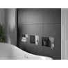 Mexen X-Wall-NR nástěnná polička bez límce 30 x 20 cm, inox - 1911302010