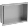 Mexen X-Wall-NR nástěnná polička bez límce 30 x 20 cm, inox - 1911302010