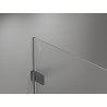 Mexen Lunar-B sprchový kout výklopný levý 95 x 80 cm, transparentní, gun metal - 832-095-080-95-00-L