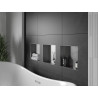 Mexen X-Wall-NR nástěnná police bez límce 30 x 30 cm, inox - 1911303010