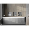 Mexen X-Wall-NR nástěnná police bez límce 30 x 30 cm, inox - 1911303010