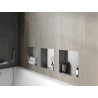 Mexen X-Wall-NR nástěnná police bez límce 30 x 30 cm, inox - 1911303010