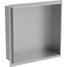 Mexen X-Wall-NR nástěnná police bez límce 30 x 30 cm, inox - 1911303010