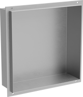Mexen X-Wall-NR nástěnná police bez límce 30 x 30 cm, inox - 1911303010