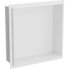 Mexen X-Wall-NR vestavěná polička bez lemu 30 x 30 cm, bílá - 1921303010