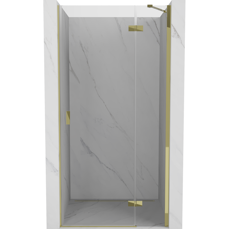 Mexen Mist-H sprchové dveře pravé otevírací 115 cm, transparentní, zlaté - 8A5-115-000-50-00-P
