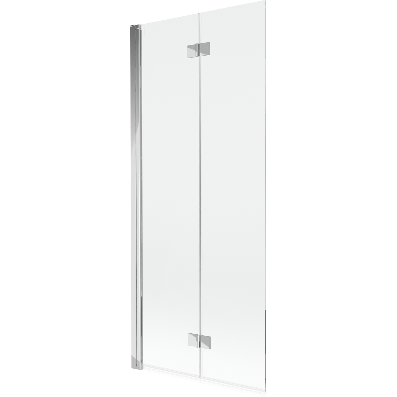 Mexen Mist vanová zástěna 2-křídlová levá 80 x 150 cm, transparentní, chrom - 8A9-080-002-01-00-L