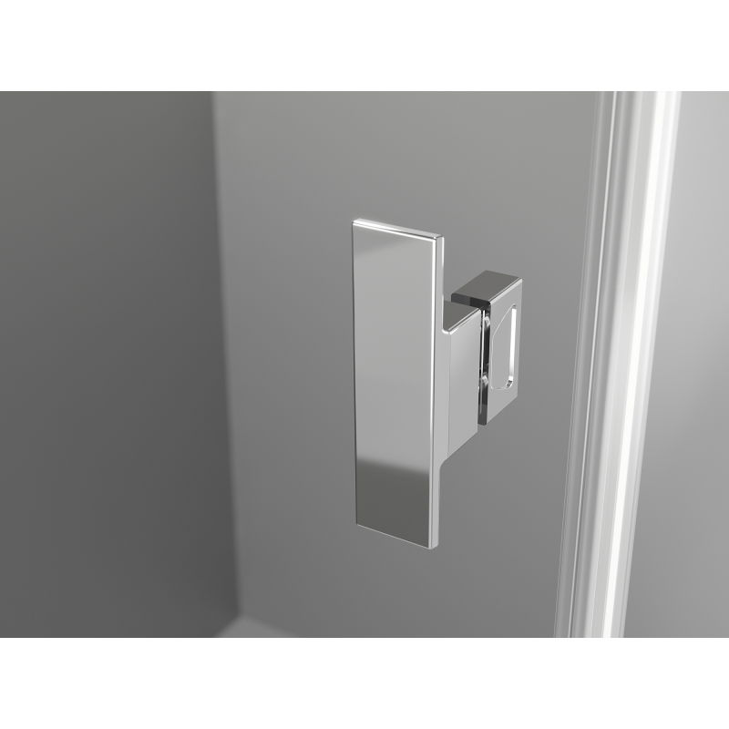 Mexen Mist-H sprchové dveře výklopné levé 130 cm, průhledné, chrom - 8A5-130-001-01-00-L