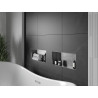 Mexen X-Wall-NR nástěnná police bez límce 45 x 20 cm, inox - 1911452010