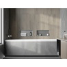 Mexen X-Wall-NR nástěnná police bez límce 45 x 20 cm, inox - 1911452010