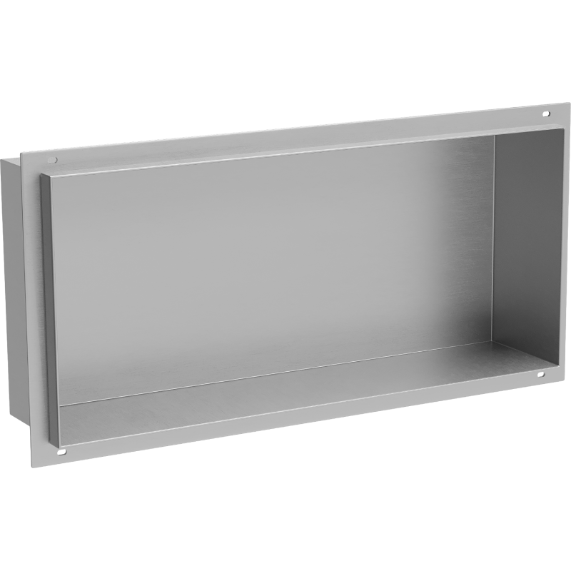 Mexen X-Wall-NR nástěnná police bez límce 45 x 20 cm, inox - 1911452010