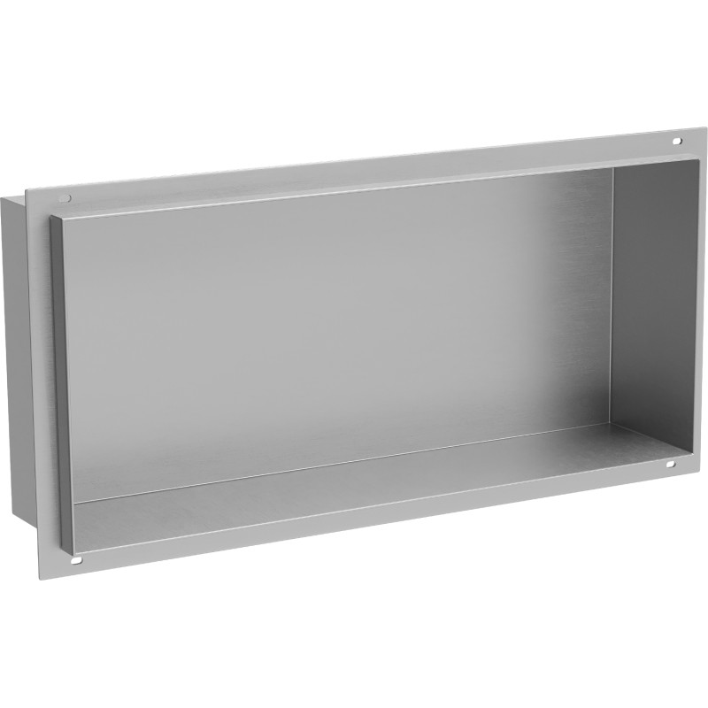 Mexen X-Wall-NR nástěnná polička bez límce 45 x 20 cm, inox - 1911452010