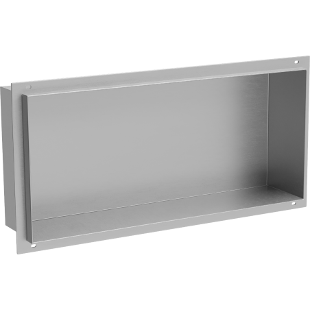 Mexen X-Wall-NR nástěnná police bez límce 45 x 20 cm, inox - 1911452010