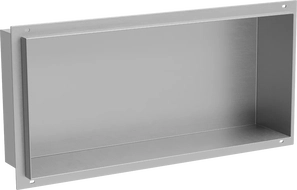 Mexen X-Wall-NR výklenková polička bez lemu 45 x 20 cm, nerez - 1911452010