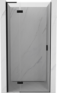 Mexen Mist-H L sprchové dveře jednokřídlé levé 80 cm, transparentní, černé - 8A5L-080-000-70-00-L