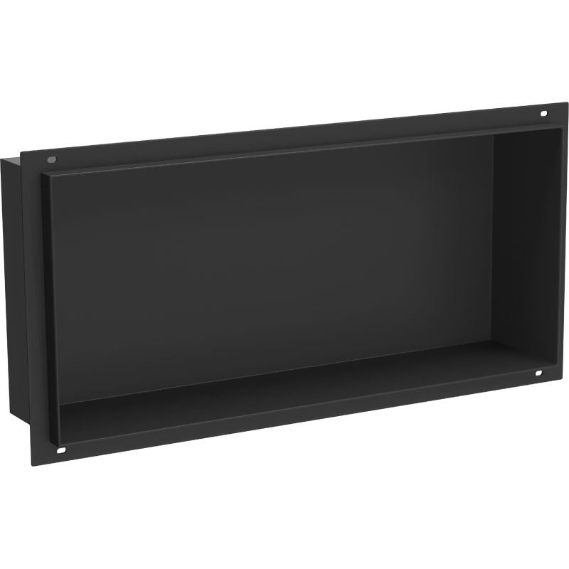 Mexen X-Wall-NR výklenková police bez lemování 45 x 20 cm, černá - 1971452010