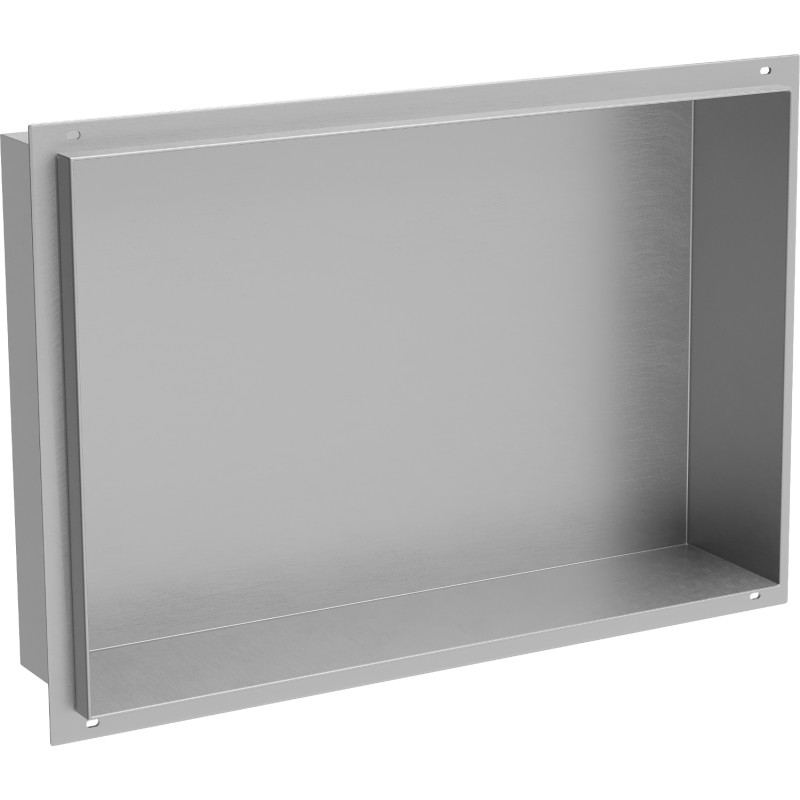 Mexen X-Wall-NR nástěnná police bez límce 45 x 30 cm, inox - 1911453010