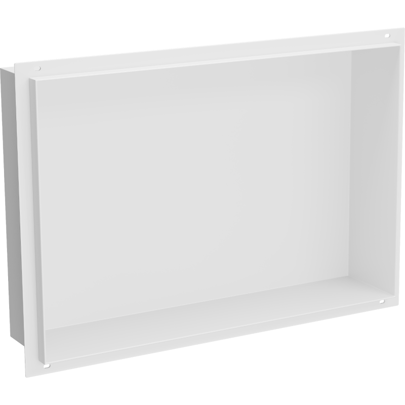 Mexen X-Wall-NR vestavná police bez lemu 45 x 30 cm, bílá - 1921453010