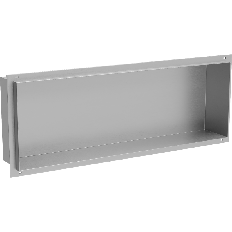 Mexen X-Wall-NR nástěnná police bez obruby 60 x 20 cm, inox - 1911602010