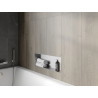 Mexen X-Wall-NR nástěnná police bez obruby 60 x 20 cm, inox - 1911602010