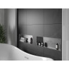 Mexen X-Wall-NR nástěnná police bez obruby 60 x 20 cm, inox - 1911602010