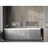 Mexen X-Wall-NR nástěnná police bez obruby 60 x 20 cm, inox - 1911602010