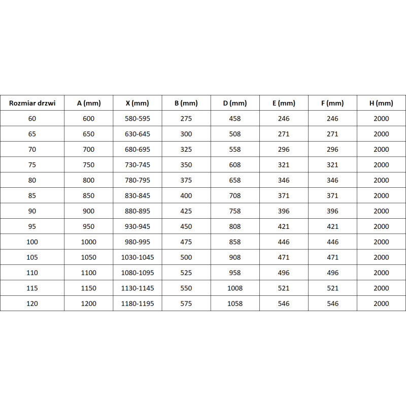 Mexen Mist-F skládací sprchové dveře levé 80 cm, transparentní, kartáčovaná měď - 8A6-080-000-65-00-L