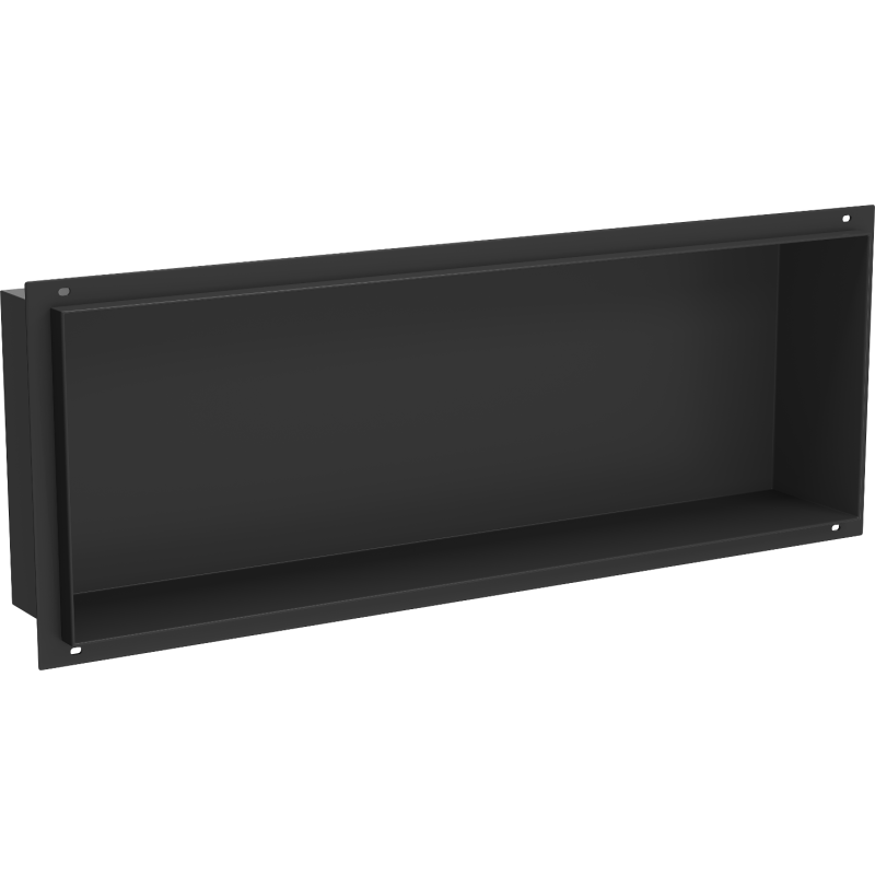 Mexen X-Wall-NR výklenková polička bez obruby 60 x 20 cm, černá - 1971602010