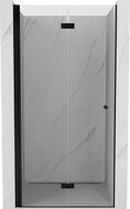 Mexen Mist-F sprchové dveře skládací levé 60 cm, transparentní, černé - 8A6-060-000-70-00-L