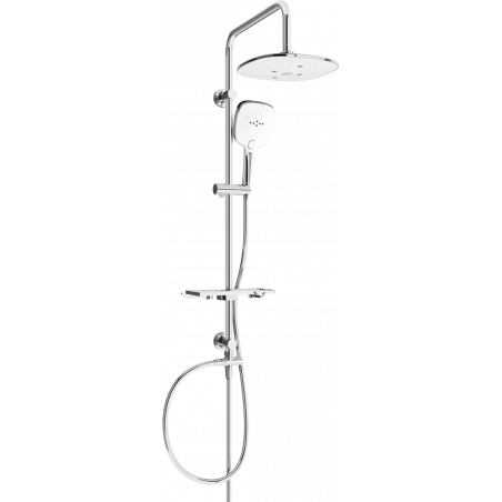 Mexen T17 sprchový sloup, chrom/bílá - 798171793-02