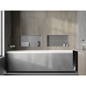 Mexen X-Wall-NR nástěnná police bez límce 60 x 30 cm, inox - 1911603010
