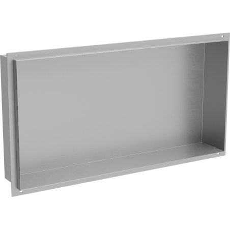 Mexen X-Wall-NR zapuštěná polička bez límce 60 x 30 cm, inox - 1911603010