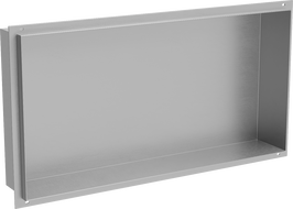 Mexen X-Wall-NR zapuštěná polička bez límce 60 x 30 cm, inox - 1911603010