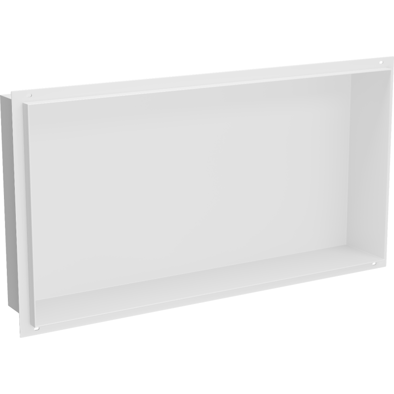 Mexen X-Wall-NR zásuvná polička bez příruby 60 x 30 cm, bílá - 1921603010