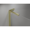Mexen Mist-H L Duo sprchový kout s otočnými dveřmi 120 x 120 cm, průhledný, zlatý kartáčovaný - 8A5L-120L-120P-55-00