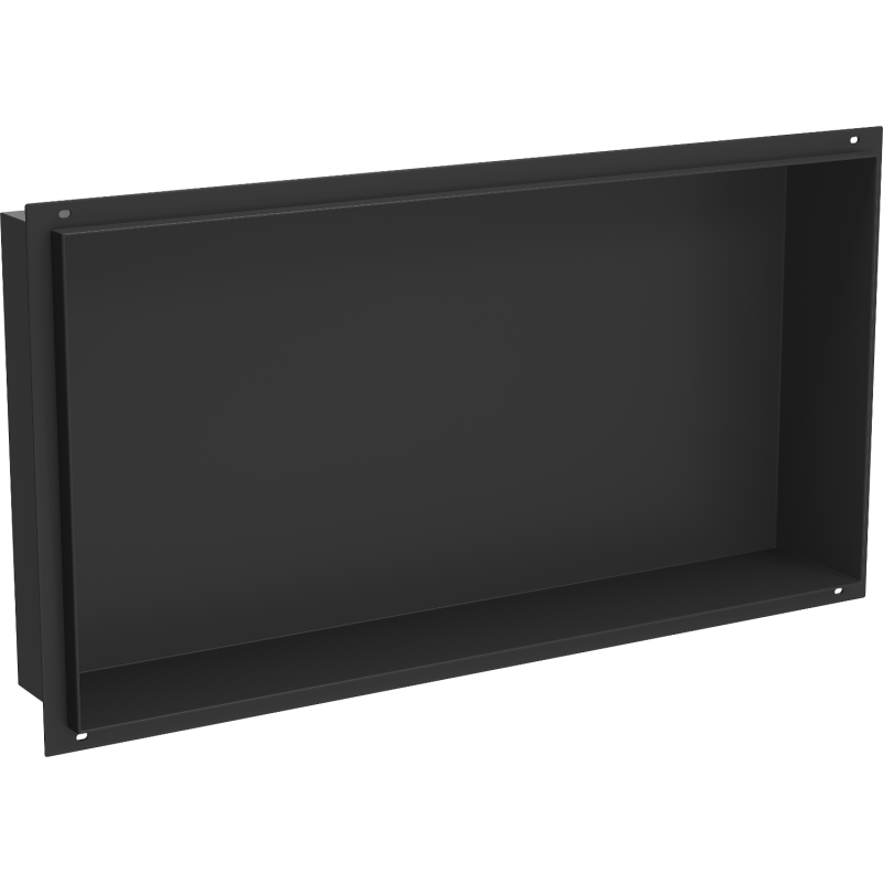 Mexen X-Wall-NR vestavná polička bez límce 60 x 30 cm, černá - 1971603010