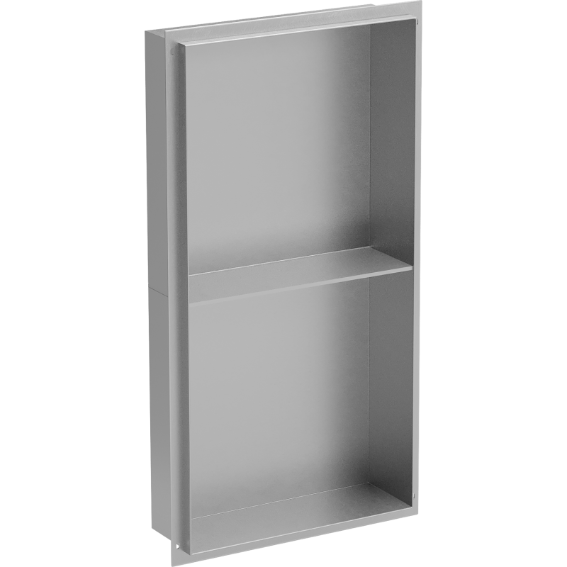 Mexen X-Wall-NR nástěnná police bez límce s policí 60 x 30 cm, inox - 1911603010S