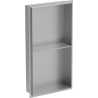 Mexen X-Wall-NR nástěnná police bez límce s policí 60 x 30 cm, inox - 1911603010S