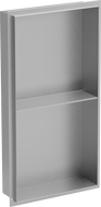 Mexen X-Wall-NR nástěnná police bez obruby s policí 60 x 30 cm, inox - 1911603010S
