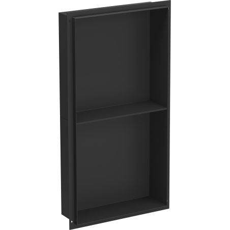 Mexen X-Wall-NR výklenková police bez lemu s policí 60 x 30 cm, černá - 1971603010S