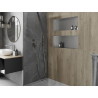 Mexen X-Wall-NR nástěnná police bez lemu 75 x 30 cm, inox - 1911753010