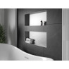 Mexen X-Wall-NR nástěnná police bez lemu 75 x 30 cm, inox - 1911753010
