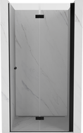 Mexen Mist-F sprchové dveře skládací pravé 115 cm, transparentní, černé - 8A6-115-000-70-00-P