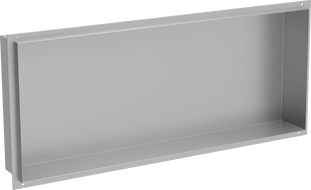 Mexen X-Wall-NR vestavná police bez rámečku 75 x 30 cm, nerez - 1911753010